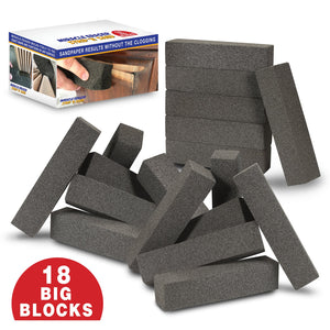 Miracle EraserÂ® Strip 'N Sandâ„¢ - Paint, Varnish, and Rust Remover for Wood and Metal - 18 Pack